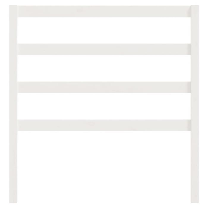 VidaXL Headboard White 96x4x100 Cm Solid Pine Wood 817621