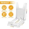 5Pcs Adjustable Sliding Clear Display Stand Transparent Acrylic Display Holder Rack Multifunctional Plate Holder Art Exhibition