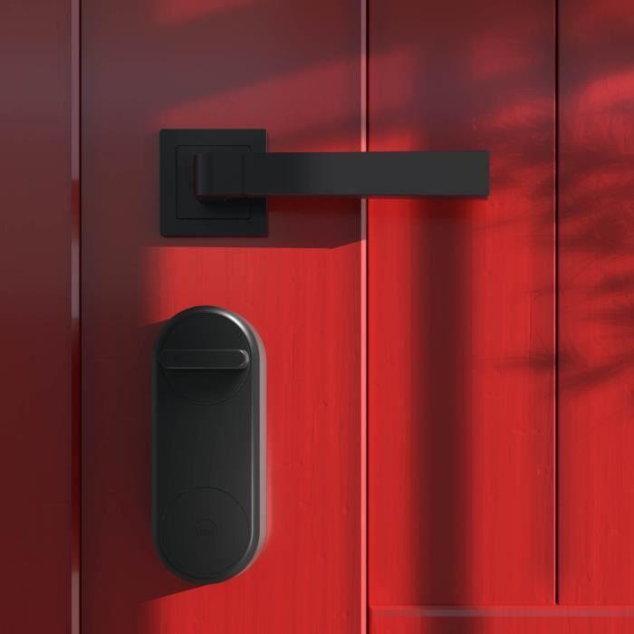 Serrure Connectée Linus® Yale - Noir Mat - Design Élégant Et Sécurisé Sans Clé