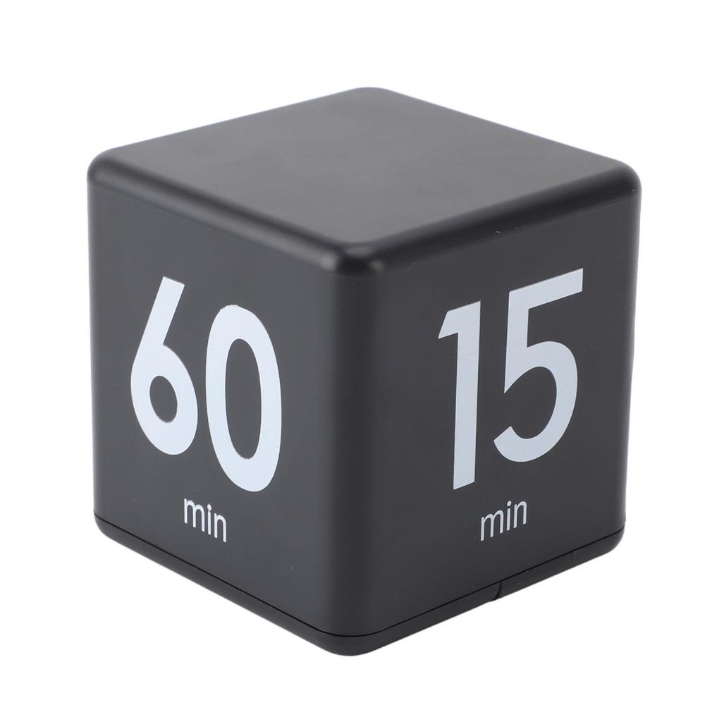ABS Flip Timer Gravity Sensing Cube Timer Durable Countdown Timer Cooking Studying Workout Office