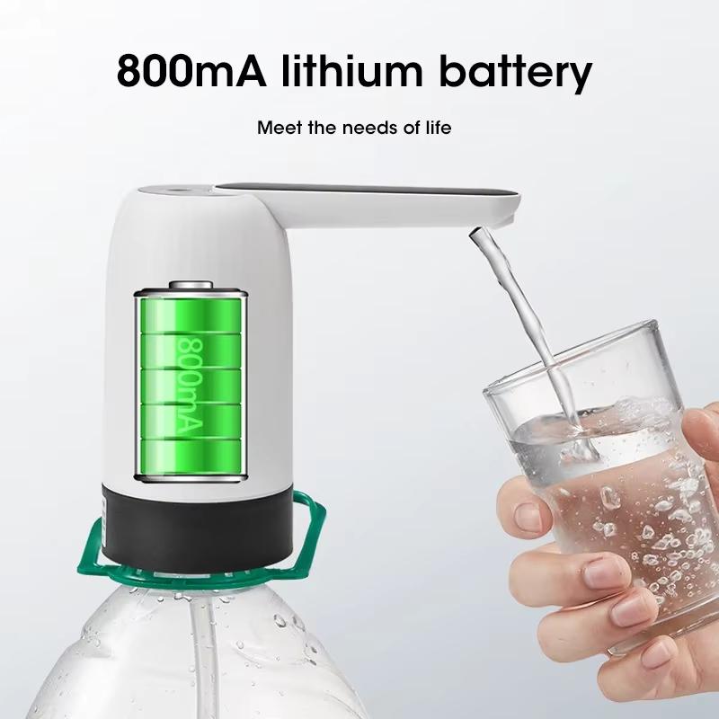 Portable USB One Key Automatic Electric Mini Water Pump Water Dispenser for Gallon Bottle Home Outdoor Use