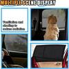 2 Pack Car Window Shades for Baby, Breathable Mesh Sun Shades, UV Rays and Heat Protection, Large 31"x24", for Car SUV Camping