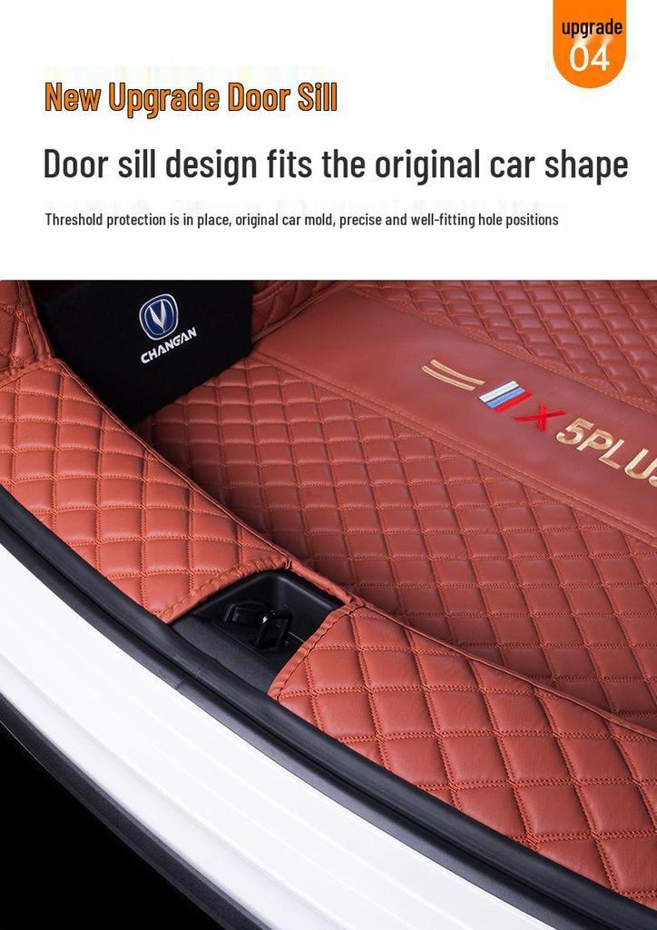 Compatible Trunk Mat for 26 Changan Second-Gen X5Plus Models - Custom Interior Tail Box Mat