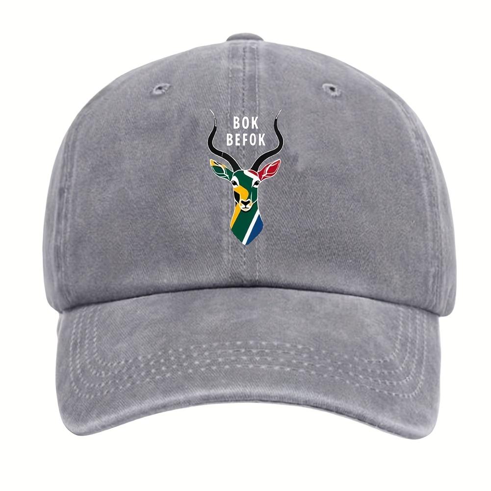 

1 Unisex Fashion Baseball Cap with a South African Antelope Theme Design Appropriate for Any Season One Size