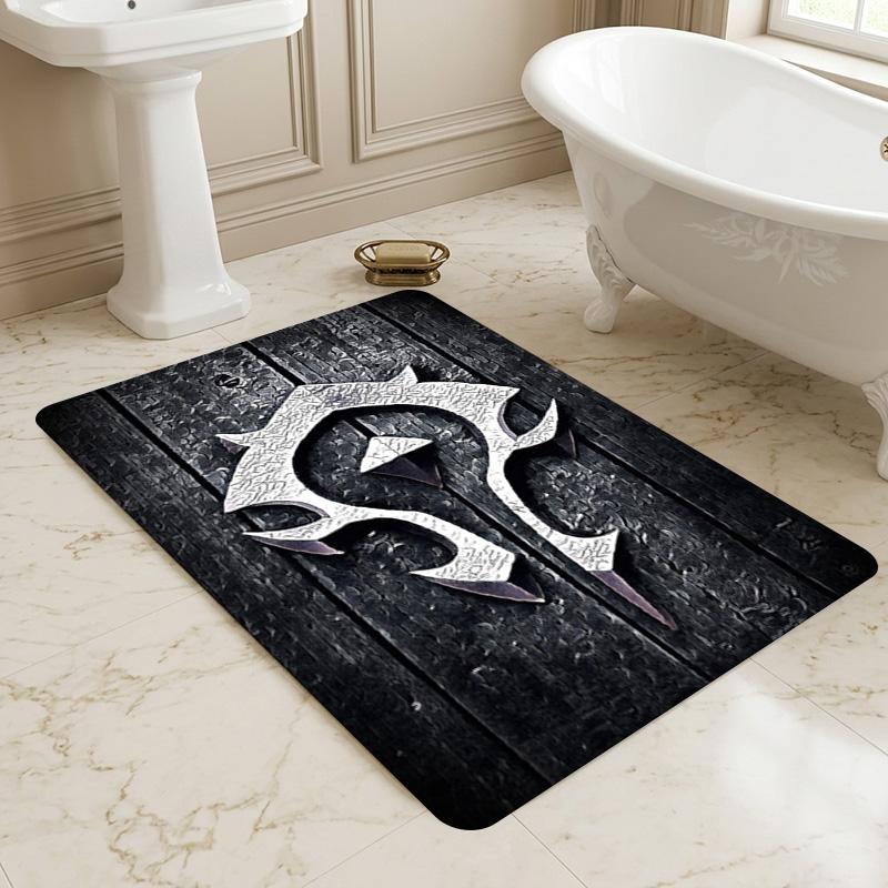 Warcraft Symbol Living Room Nonslip Area Rug Soft Carpet For Bedroom Game Playroom Sofa Office Home Decor Doormat Christmas Gift C9301990