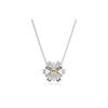 Swarovski Idyllia Blume Anhänger Halskette Damen Silber 5679939