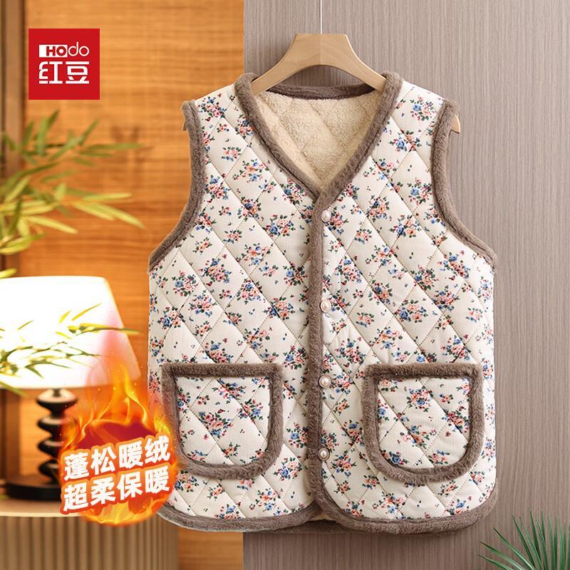 

Hodo Women s Winter Floral Plus Velvet Vest 3XL