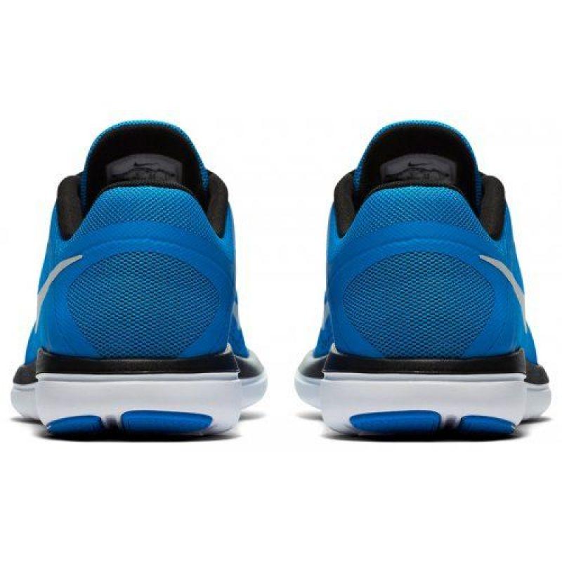 Nike Flex 2016 RN Foto Modrá Pánské Tenisky Černá-Bílá-Metalická-Stříbrná 830369-400