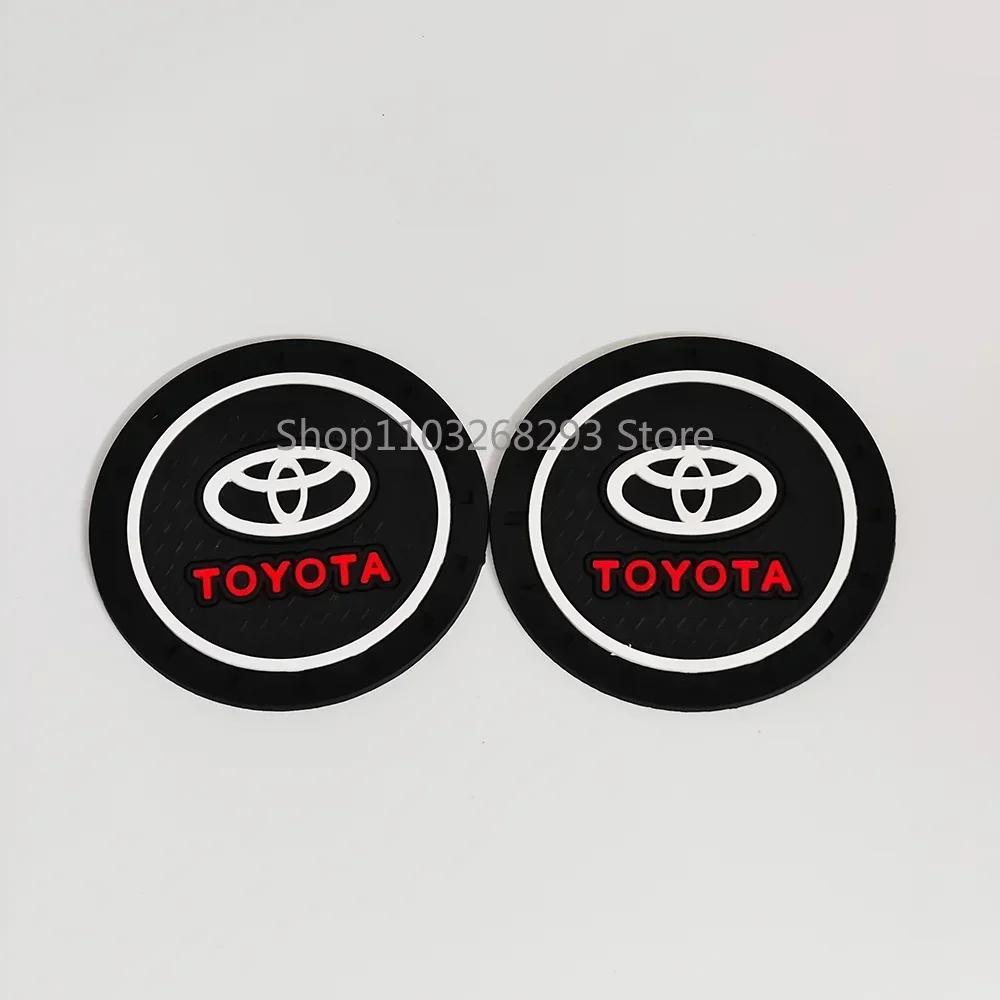 

Suitable for Toyota Camry Corolla CHR Rav4 Auris Verso vios Avalon car water coaster Universal non-slip car interior decorations