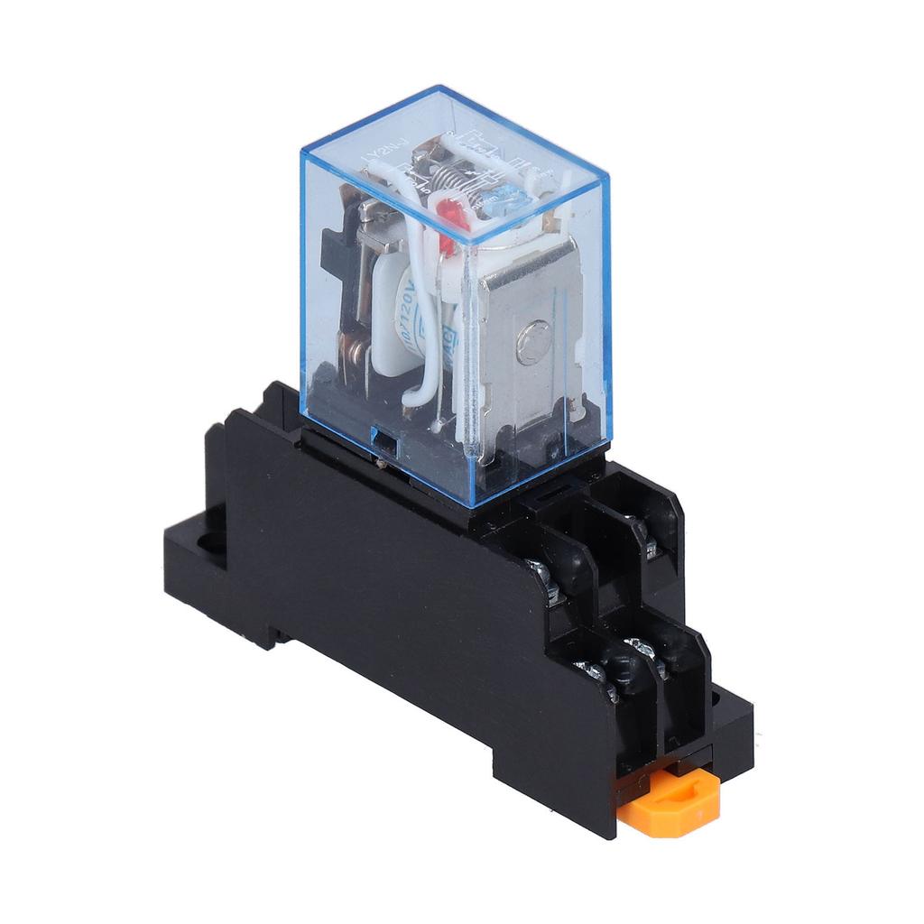 LY2NJ 8 Pins Elektromagnetische Leistungsrelais mit Sockelbasis Kontrollleuchte für Motoren Industrie