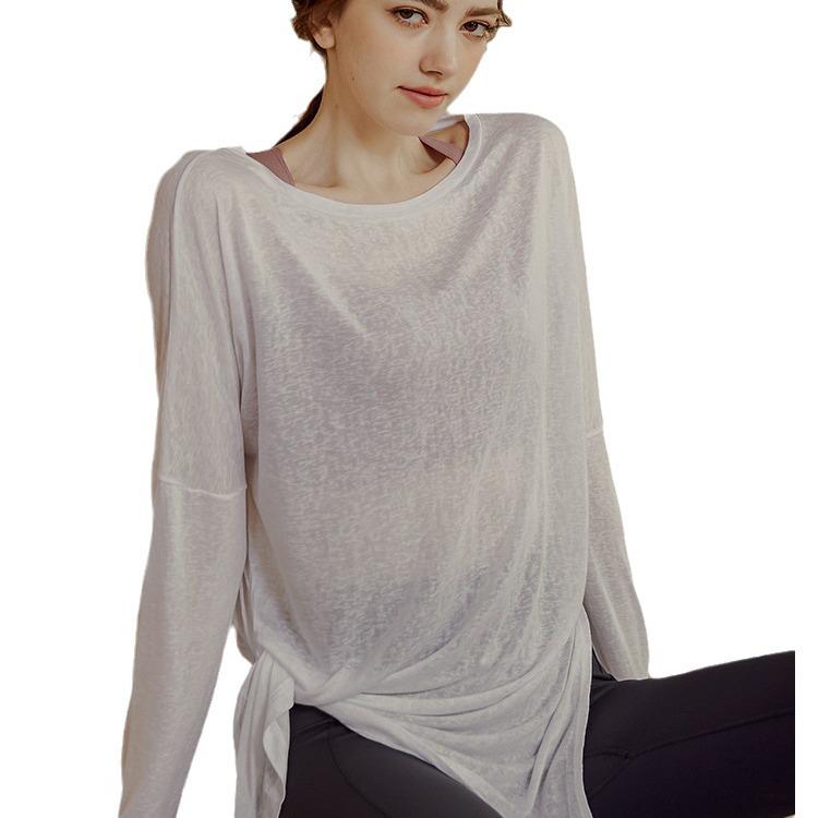 Women's Quick-Dry Sports Pullover - Long Sleeve, Breathable, Slim Fit for Running & Yoga (2025)