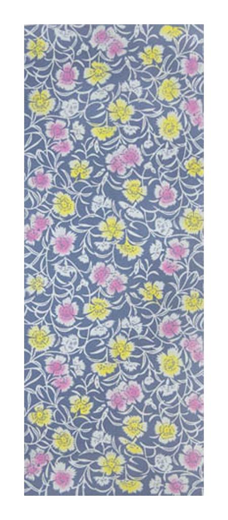 Tenugui Hand Made In Pink Niwa-zome Towel, Chu-sen, 100% Cotton, Japan, (Gray)