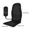Electric Back Massager Massage Chair Cushion Heating Vibrating Car Home Office Lumbar Neck Mattress Pain Relief