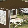 Pop Up Party Tent 288 X 288 X 245 Cm Taupe Oxford Fabric