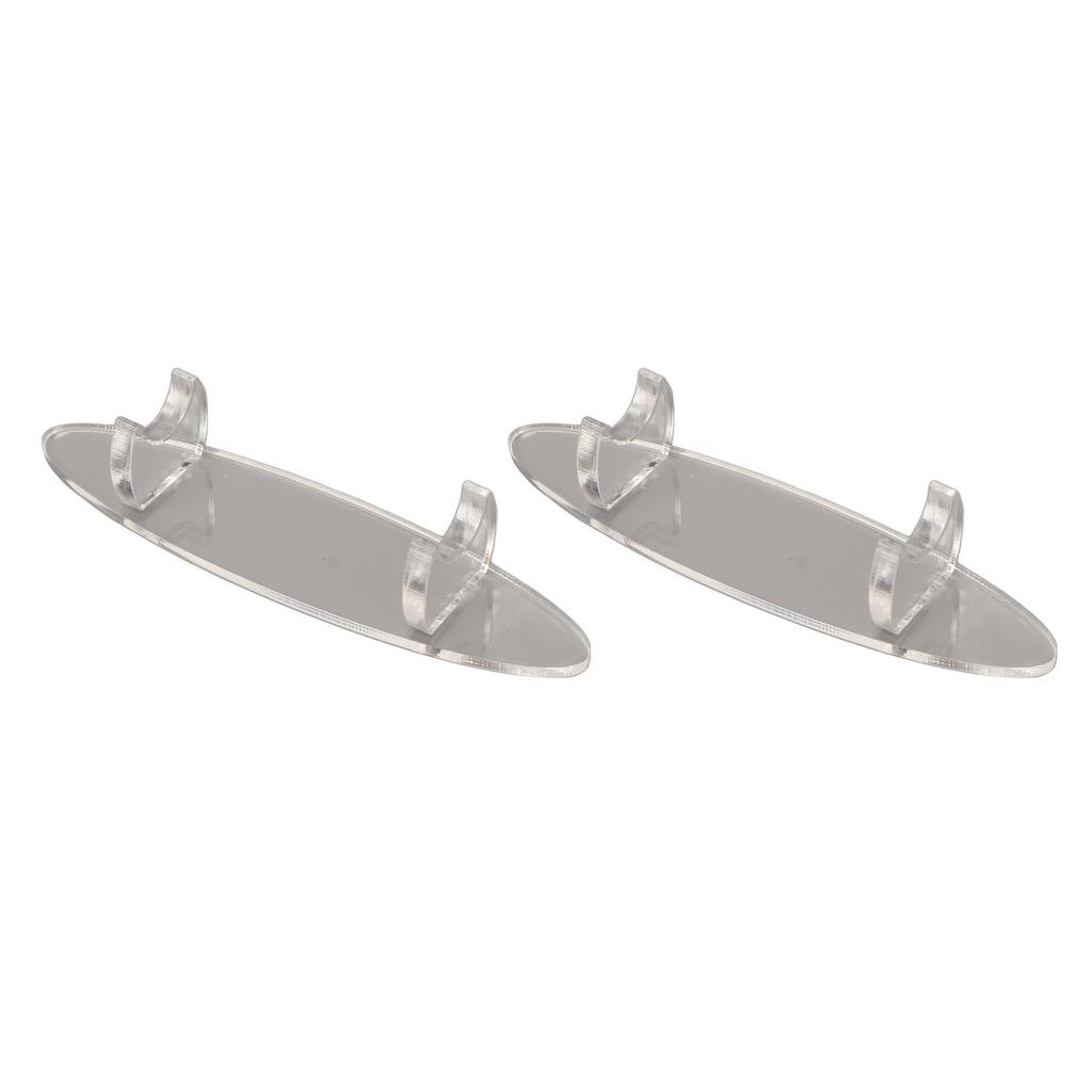 2PCS Pen Holder Display Stand Acrylic Desktop Pen Showcase Rack Organizer for Makeup Brush Paintbrush Home School