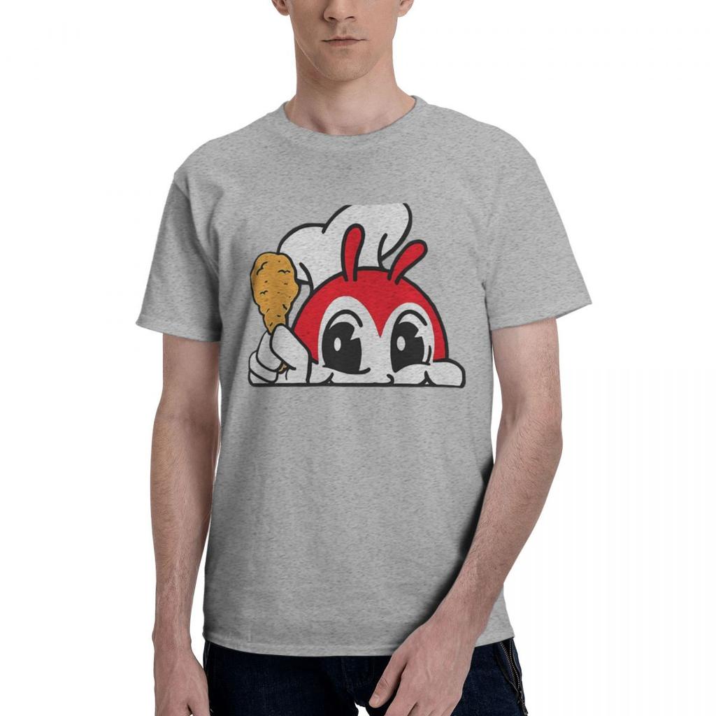JOLLIBEE PEEKING CUTE CHICKEN JOY FILIPINO STICKER 100 Cotton Casual Breathable Confortable TShirt Designer Clothes Men Men