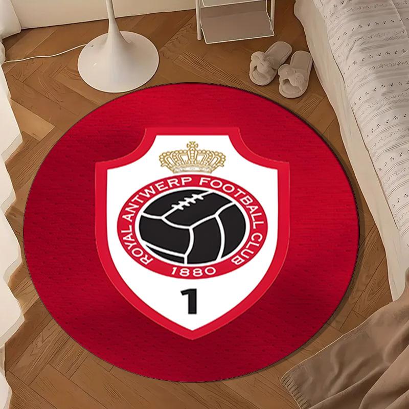 Royal Antwerp Fc Crest Round Mat Home Decor, Chair Rug For livingroom,Bedroom, Doormat Home Decor Birthday Gift Christmas Gifts