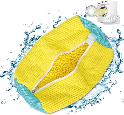 Shoe Washing Machine Bag,Shoe Laundry Bags for Sneakers,Reusable Shoe Washing Bag for All Shoe Types and Sizes,Durable Hidden Zipper Shoe Laundry Bag