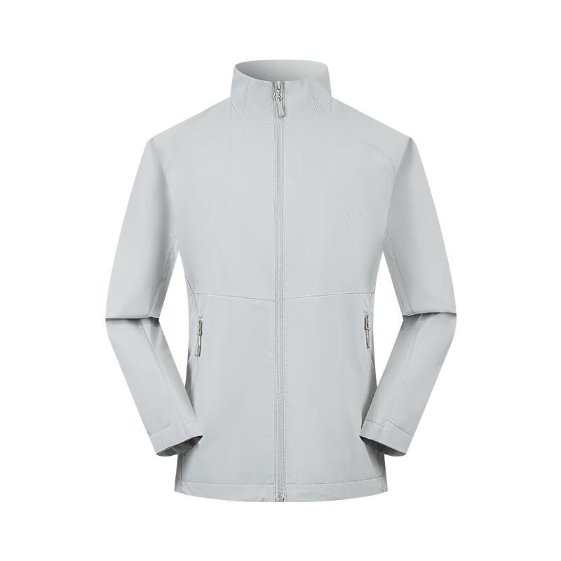 Qiaogerei Unisex Stand-up Collar Windbreaker Jacket