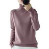 2025 Autumn Winter Women Pullover Long Sleeved Knitted Sweater Standing Collar Autumn Winter Top Sweater Women Sweaters