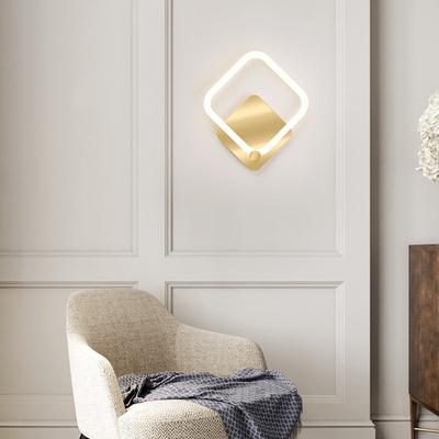 Moderne nordische LED-Wandlampe Schlafzimmer Nachttisch Wandleuchte Wohnzimmer Sofa TV Hotel Nachttisch Home Interior Ringleuchte