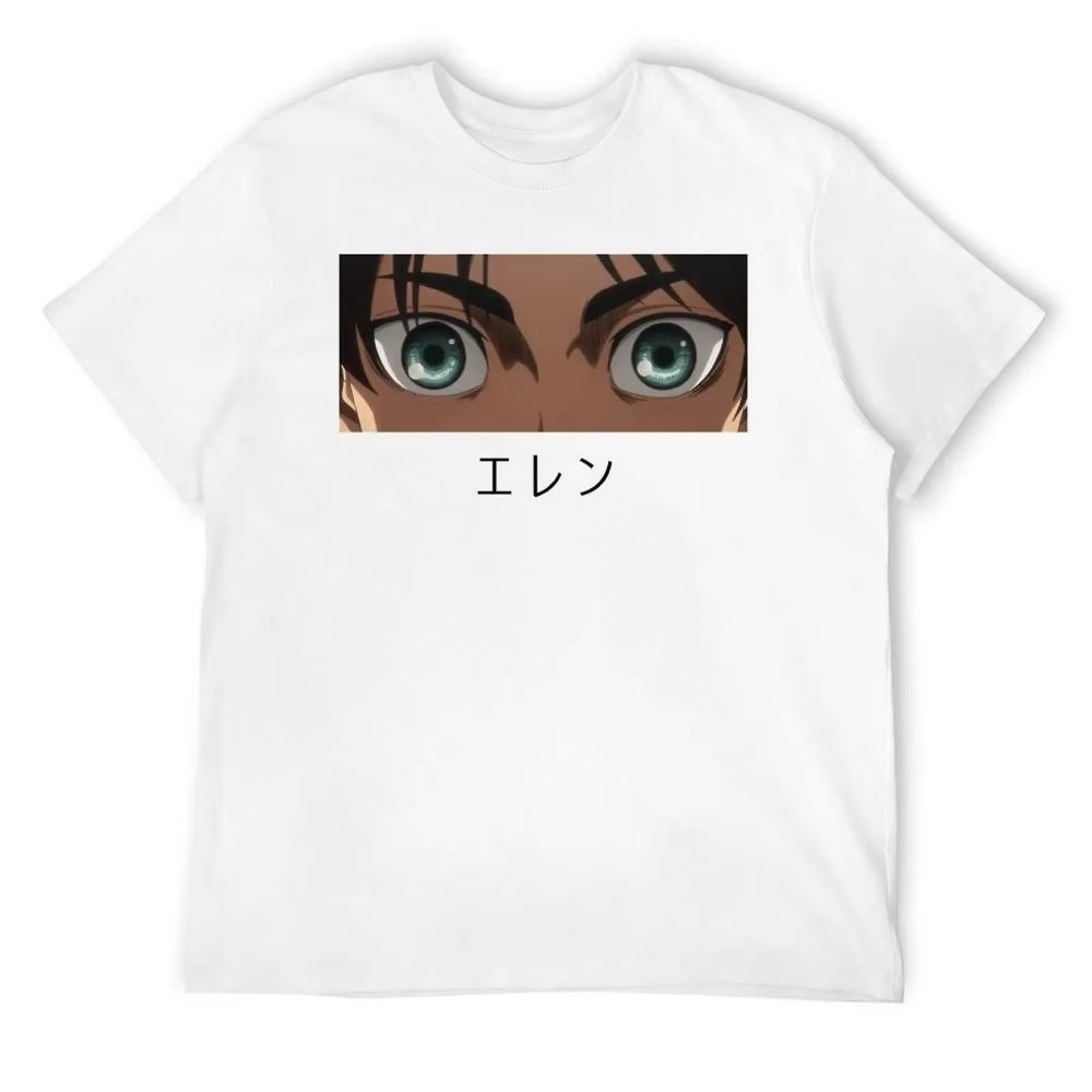 Eren Eyes Titan Classic Tees Graphic Vintage T-shirt Crewneck  Sports  Funny Fitness Eur Size