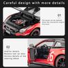 Modelo de carro fundido de corrida gtr em escala 1/22, veículo de brinquedo retrátil com som e luz para crianças, meninos e meninas, coleção de presentes