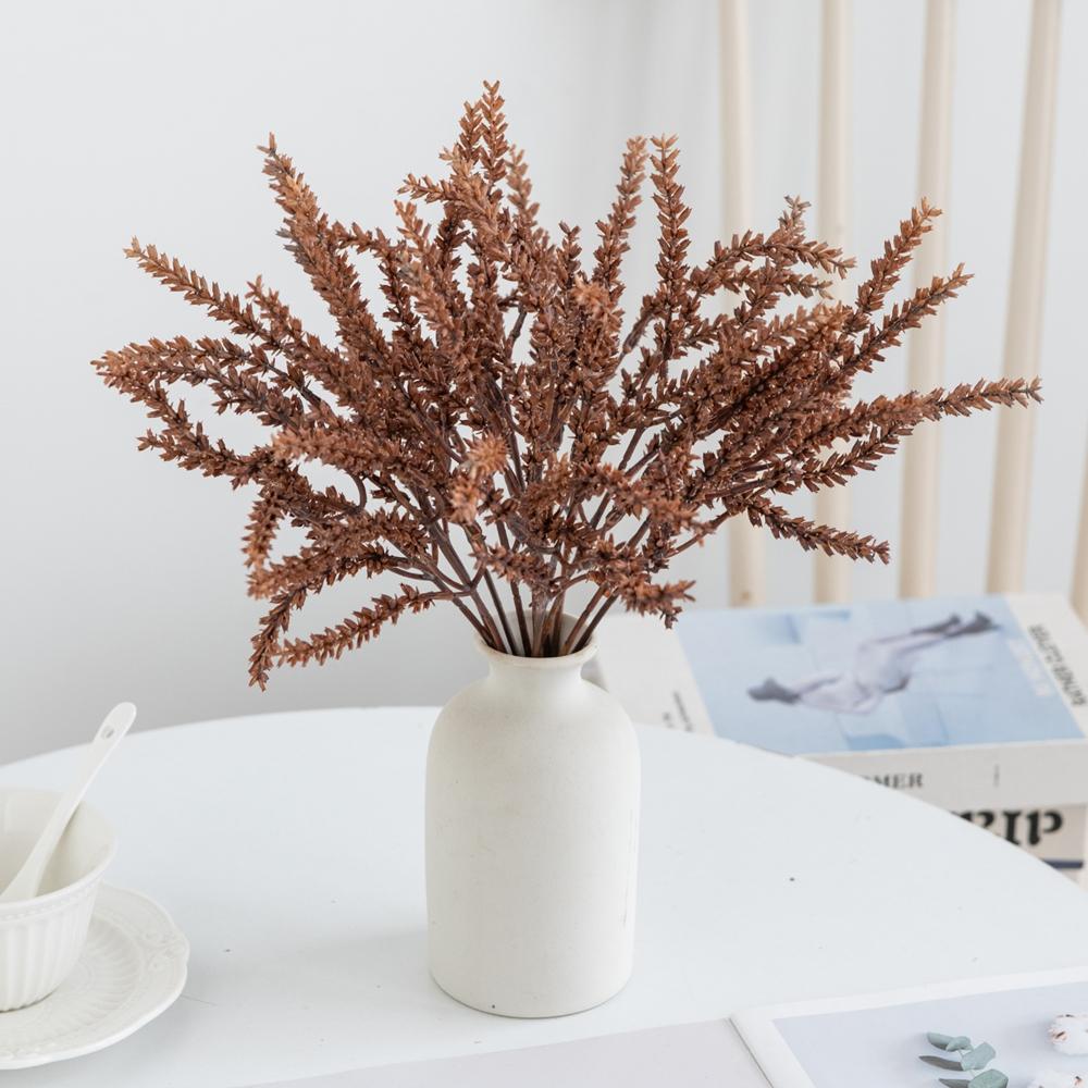 1pc Artificial Plants Wheat Ears Wedding Bridal Bouquet Outdoor Garden Courtyard Home Vase DIY Gift Wreath Table Room Decoration