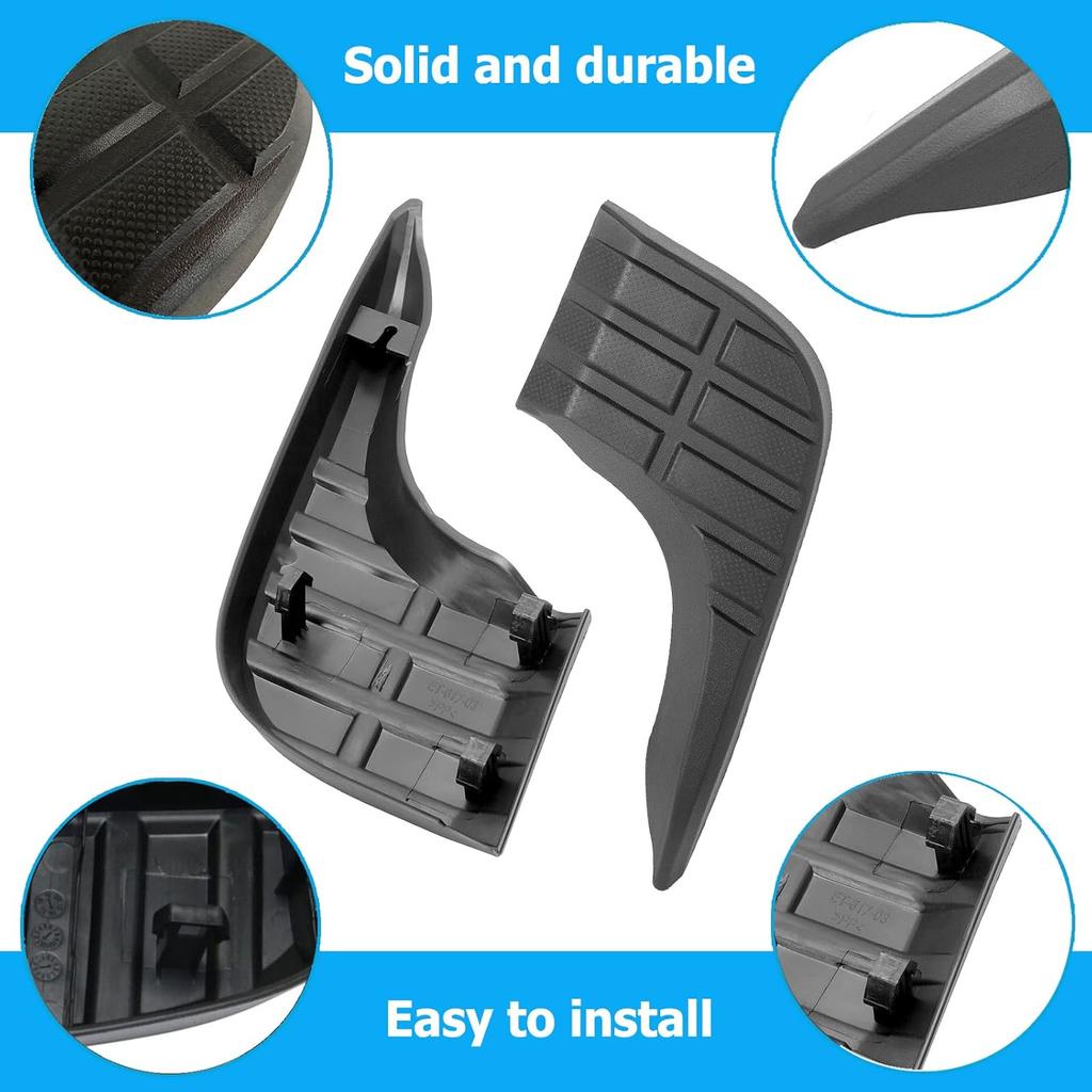 Rear Bumper Step Pad for Toyota Tundra 2014-2021 Replace OE# 52163-0C070 52164-0C060 TO1196102 TO1197102 (2 Pcs for Passenger & Driver Side)