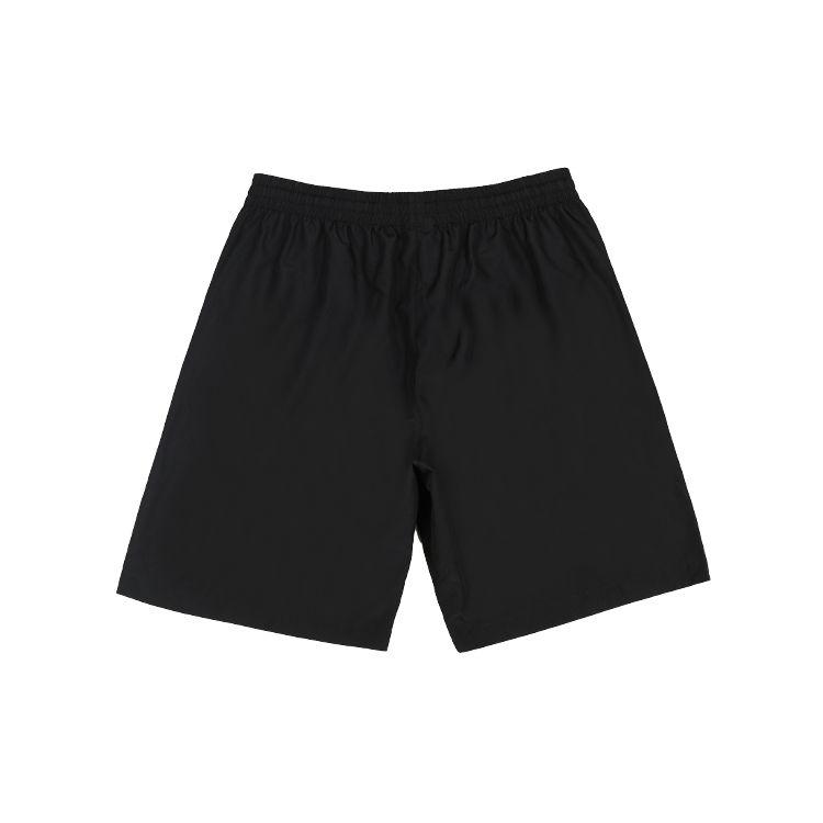 Li Ning Logo Embroidered Quick-Dry Training Lightweight Straight-Cut Casual Shorts Unisex shorts Black YKST087-1