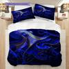 Octopus Pattern Bedding Quilt Set Quilt Cover Pillowcase Home Decoration Birthday Gift (1 * Duvet Cover + 2 * Pillowcase, Without Core)