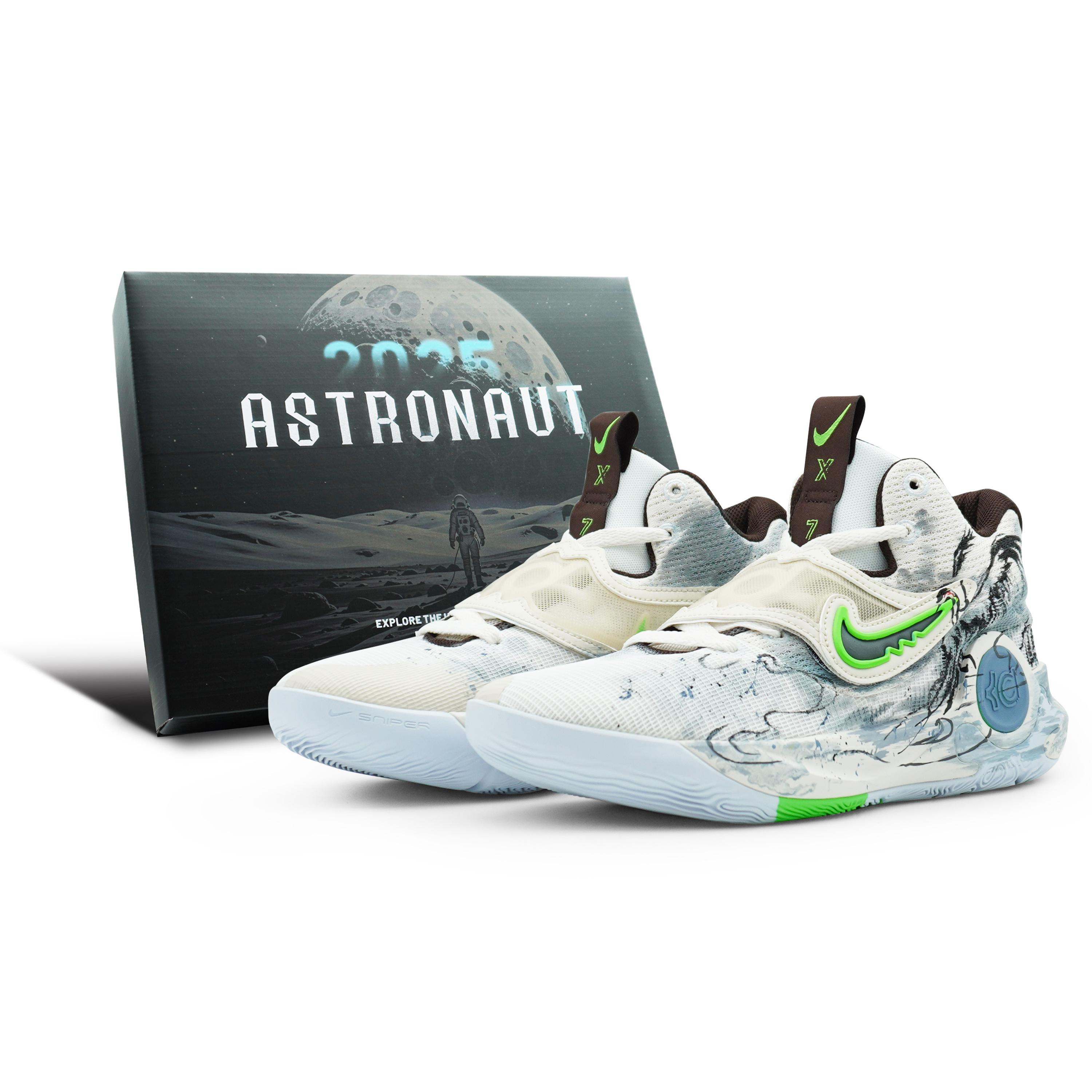 

Nike KD Trey 5 X Cushioning Moisture Wicking Low top Basketball Shoes Men s White Gray Green DJ7554-014(Team256-SBOX) 40.5