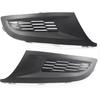 1 Pair Left Right Side Car Front Bumper Lower Fog Lamp Grille Cover Fog Light Grill Compatible For Volkswagen Polo 2011-2013