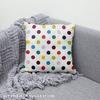 Royal Samt Stoff Polyester Zum Nähen - Motiv Farbige Punkte 2