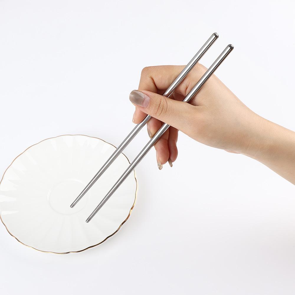 Healthy Hollow Tableware Chop Stick Non-slip Chopstick Stainless Steel