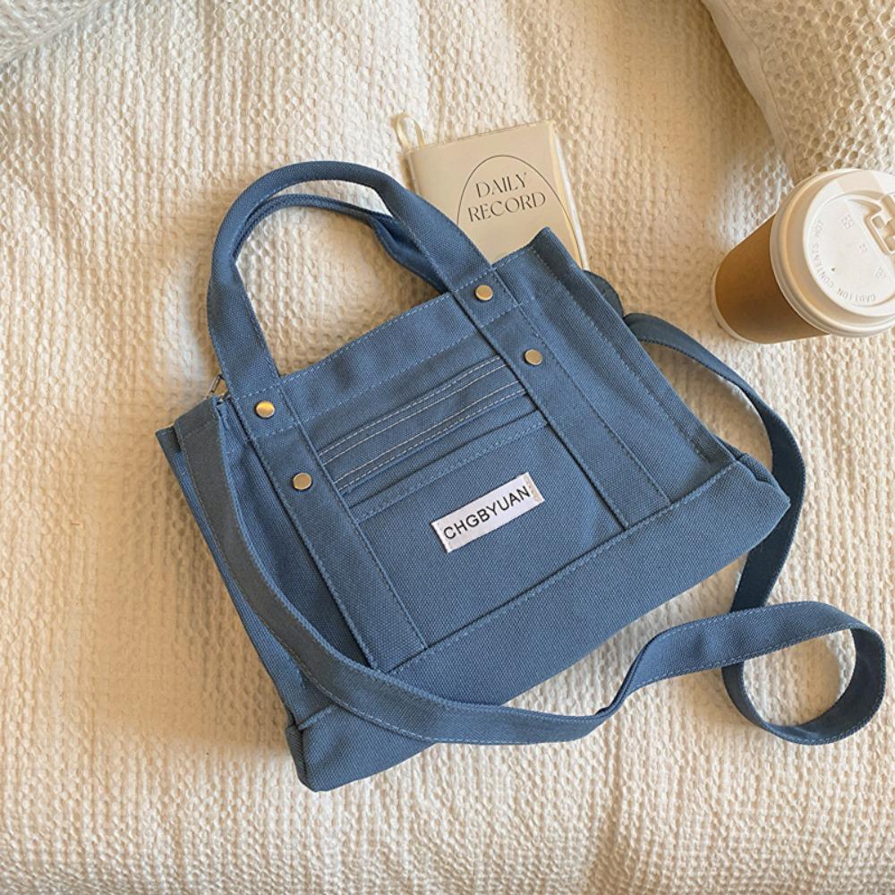 Handbag Canvas Bag Simple Cloth Crossbody Bag Casual Shoulder Bag  Boys