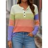 QICED Bluse e Camicie Casual da Donna a Manica Lunga con Scollo a V