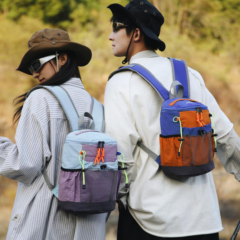 Schoolbag1011 new niche design high sense camping fashion outdoor backpack leisure trend backpack