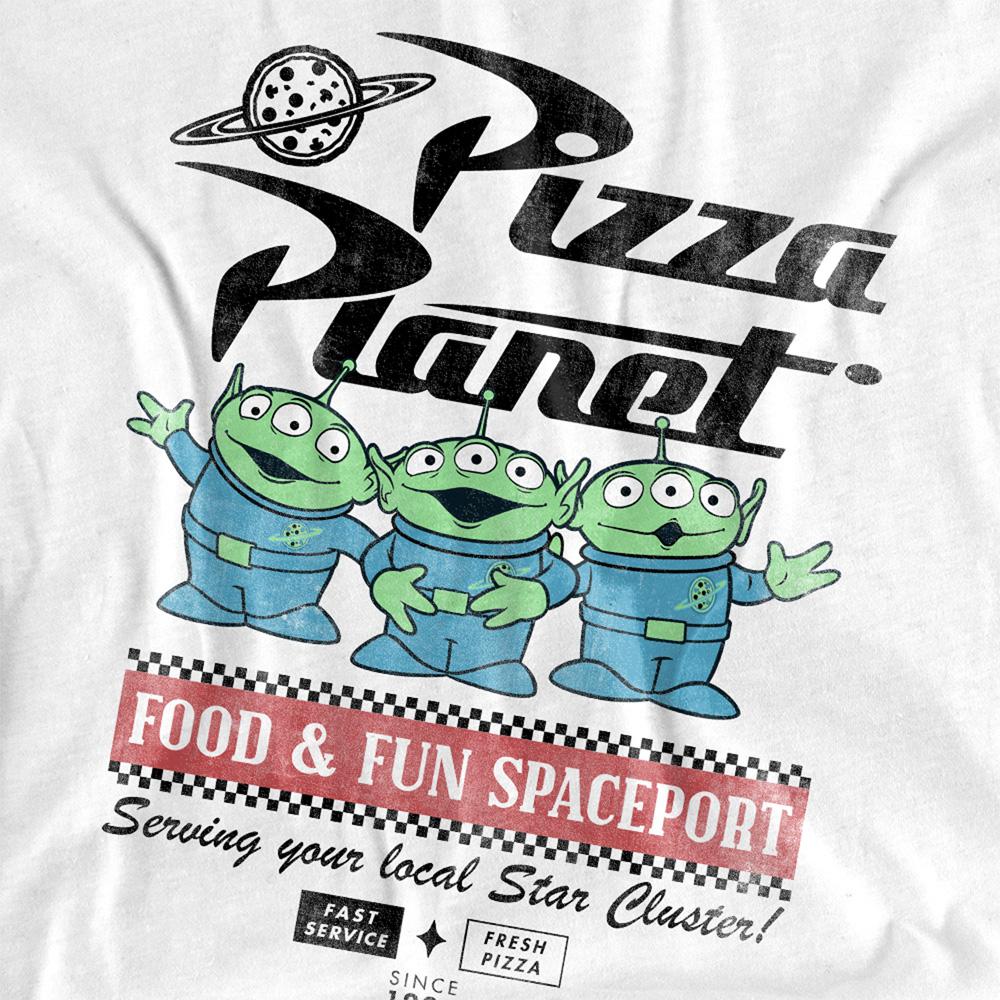 Toy Story Womens/Ladies Food Spaceport Aliens T-Shirt