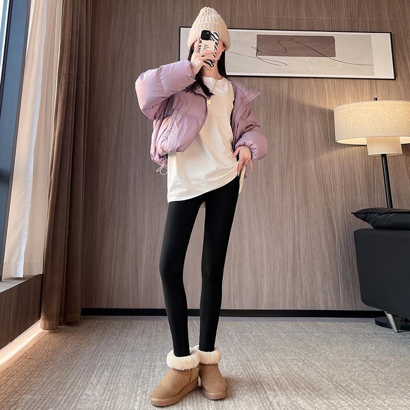 Women's High Waist Extra Thick Velvet Leggings: Slimming Warm Winter Pants