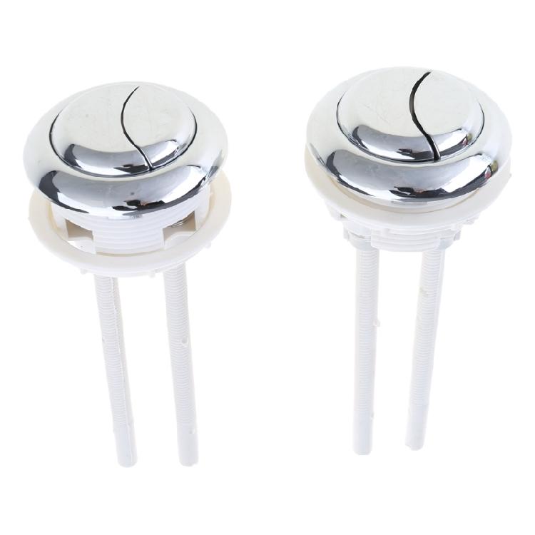 2pcs Adjustable Toilet Water Tank Button Double Push Flushing Button Accessory 1