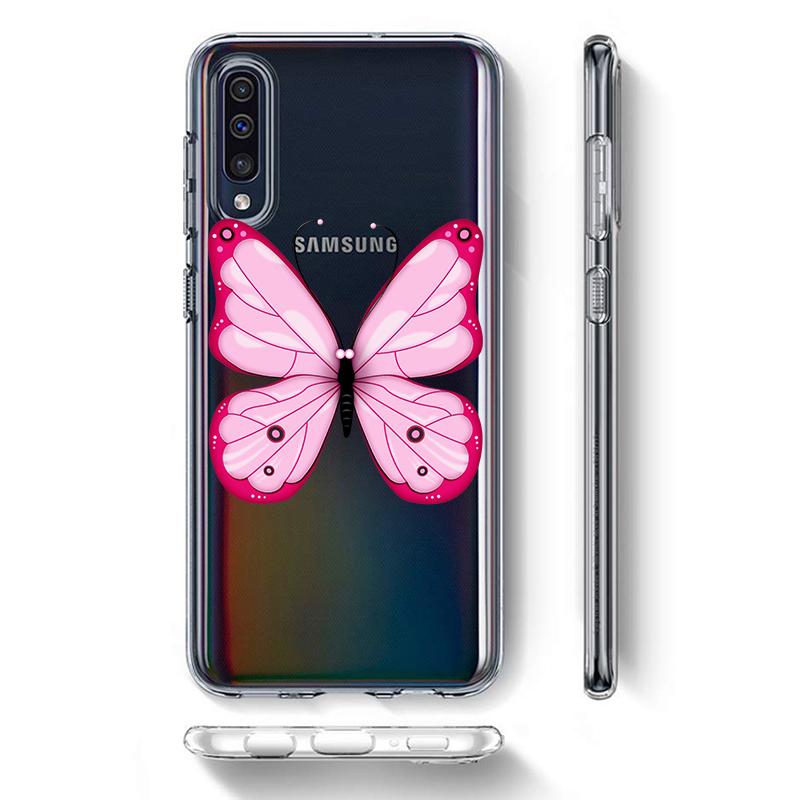Vakker Sommerfugl For Samsung Galaxy A90 A80 A70 A60 A50 A40 A30 A20S A20E A10 A10E A10S S8 S7 S6 Edge Telefondeksel