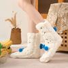 Anti Skid Indoor Socks Thickened Floor for Women, Non-Slip Mid-Calf Socks, Cartoon Thermal Winter Warm Thick Women Slippers Soft Fuzzy Cozy