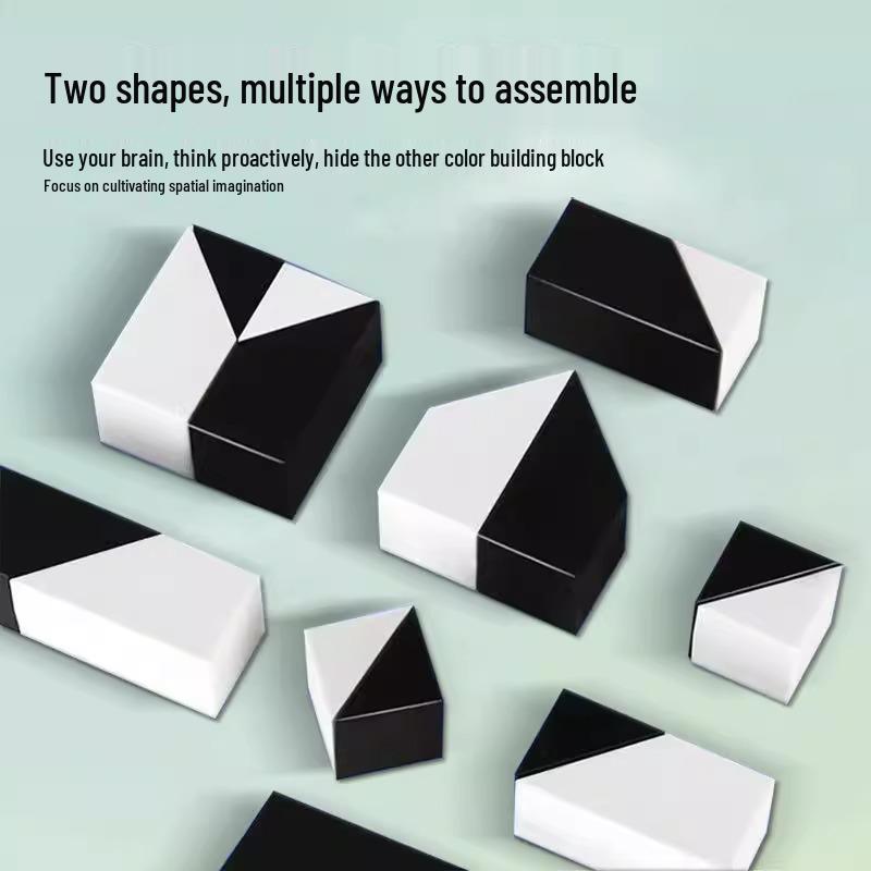 Educational Hidden Building Blocks Puzzle for Ages 3+ – Boost Spatial Thinking