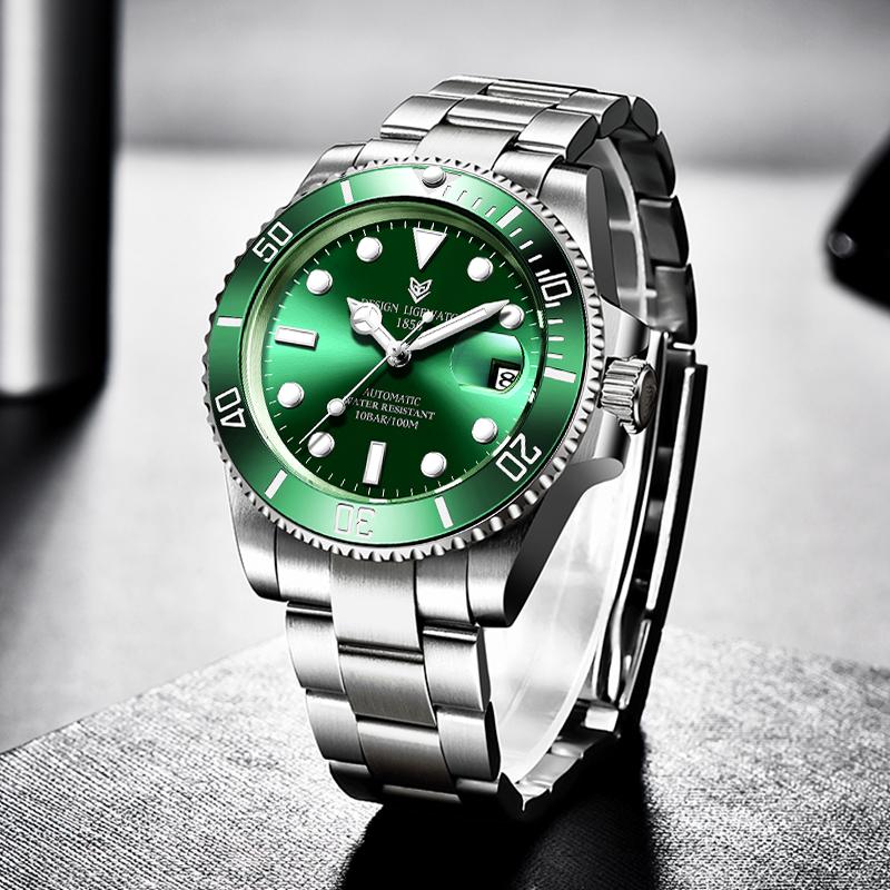 Fashion Sports Waterproof Men's Mechanical Wristwatches Casual Business Luminous Automatic Watch For Men Relogios Masculino