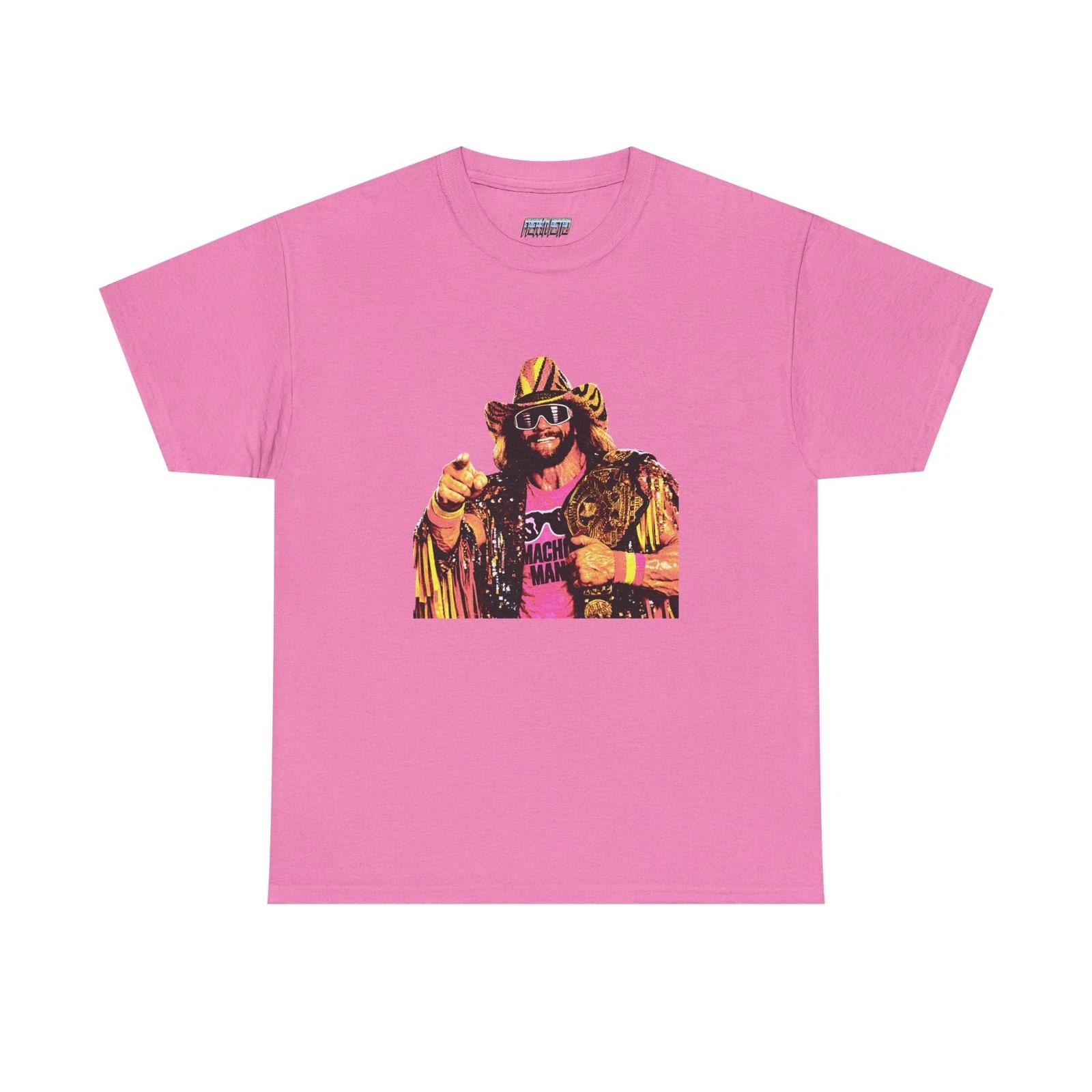 Randy  Macho Man  Savage- 80 s Wrestling Legends Tee S