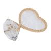 Nail Display Stand Heart Shaped Design Fashion Elegant   Glossy   Double Sided Nail Tip Holder for Nail Beauty