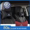 Für VOLKSWAGEN VW Auto Zubehör Sitz Kopfstütze Auto Logo Nackenkissen Für Volkswagen VW Polo Golf Tiguan Passat Touareg Magotan