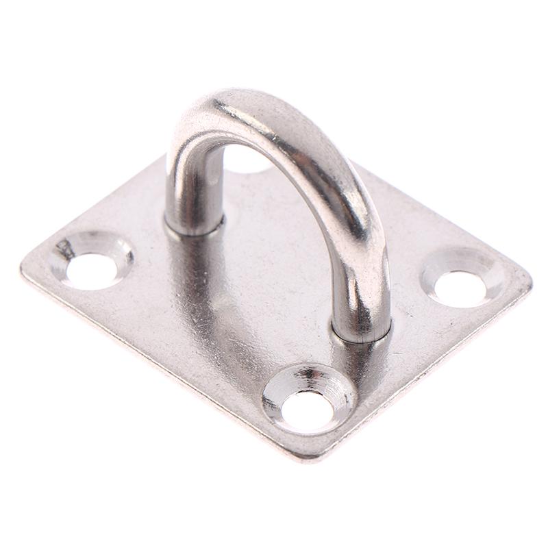 2 Sets U-förmige Haken Edelstahl Schwerlast Mehrzweck Hängemattenhaken