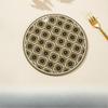 Retro Checkerboard Heat Insulation Pad, Pot and Bowl Pad, High-temperature Resistant Plate Pad, Anti-slip Table Pad, Heat-resistant